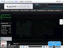 Tablet Screenshot of lux-metal.com